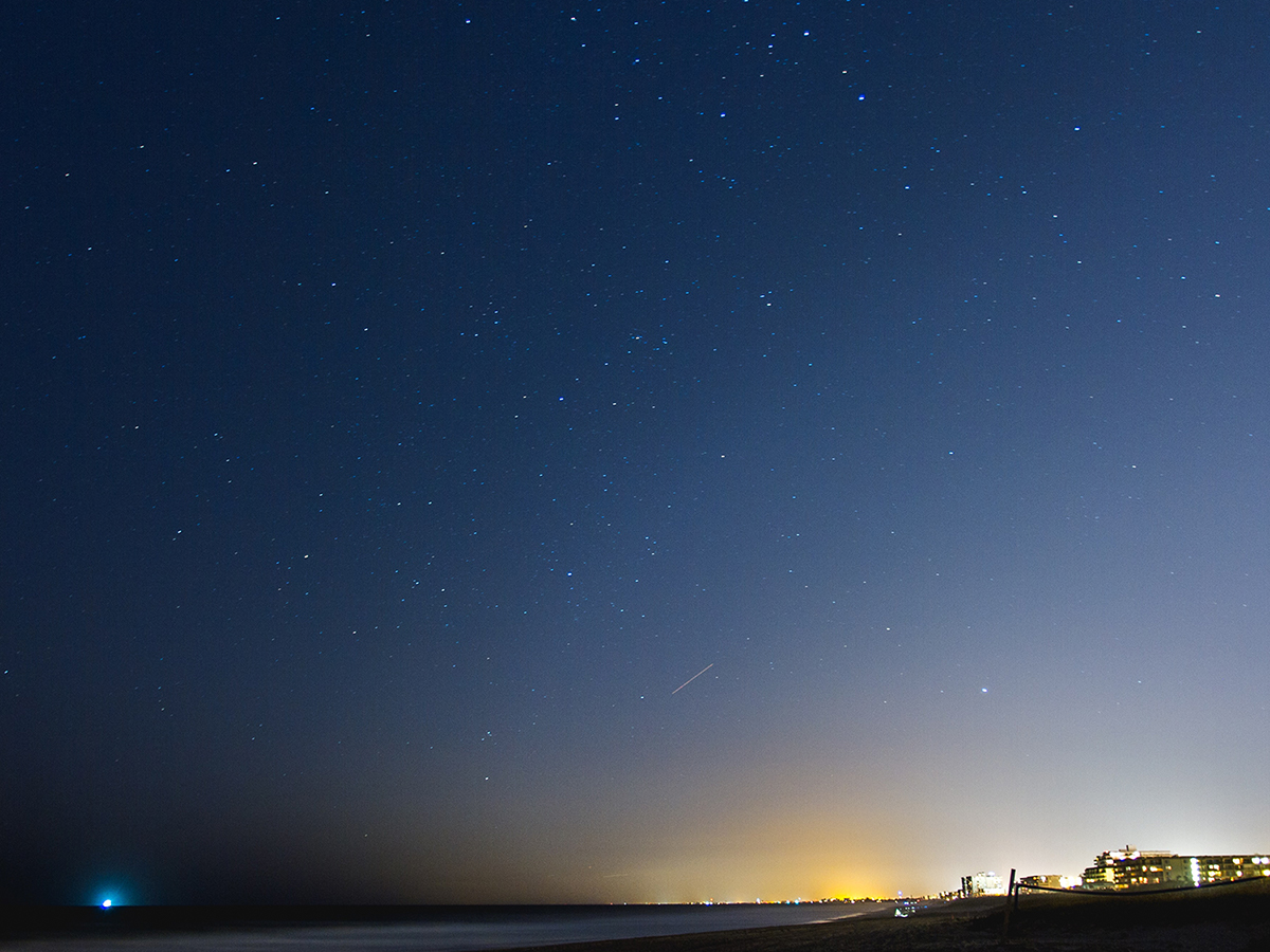 Cocoa Beach at night is beautiful!