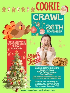 Cookie Crawl & Tree Lighting in Cocoa Beach | Stay at Ocean Landings Resort